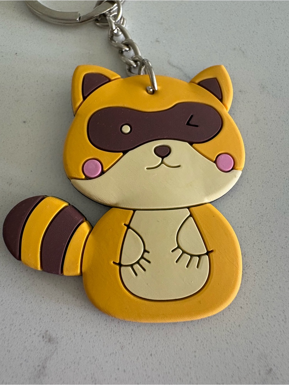 Raccoon style Keychain